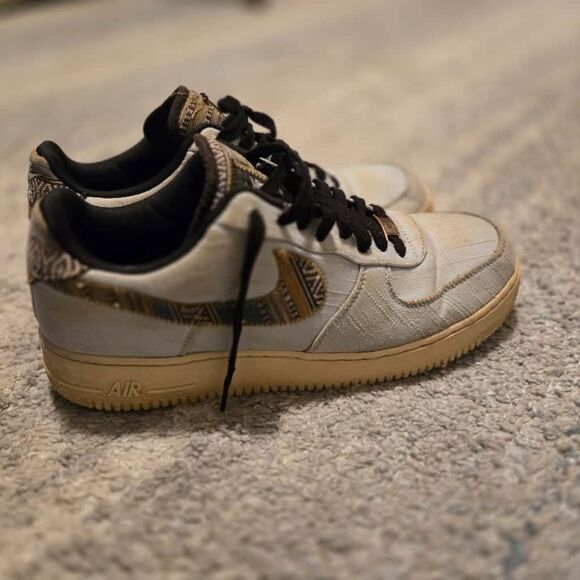 Nike Air Force 1 ‘07 LV8 Light Armory Blue Afro Punk  Size 11.5 - Picture 1 of 12